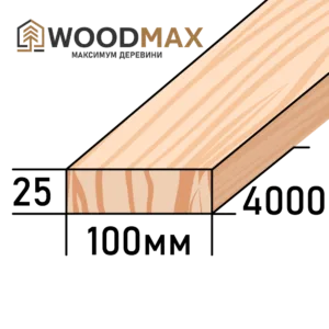 Обрізна дошка 25х100 (25*100)